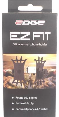 Edge telefoonhouder ez fit 360° siliconen zwart