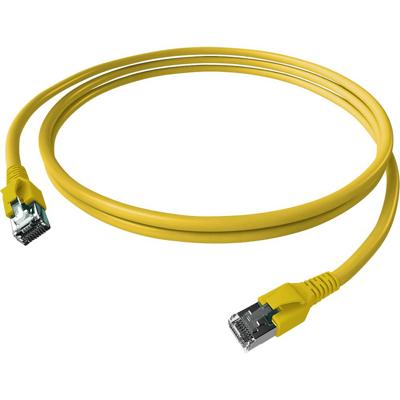 EasyLan FlexBoot Patchkabel Kat.6A, S/FTP, geel, 3 m