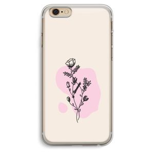 Roses are red: iPhone 6 Plus / 6S Plus Transparant Hoesje