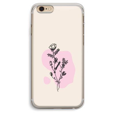 Roses are red: iPhone 6 Plus / 6S Plus Transparant Hoesje