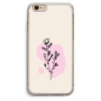 Roses are red: iPhone 6 Plus / 6S Plus Transparant Hoesje