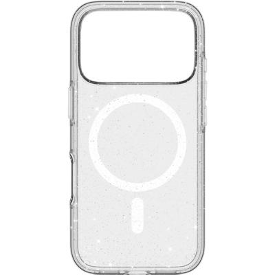 White Diamonds Mag Glitter Cover Apple iPhone 17 Pro Transparant MagSafe compatible
