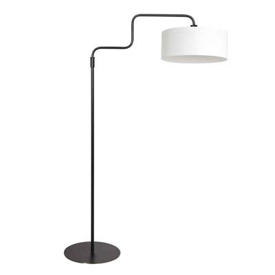 Steinhauer VloerlampBloeba zwart met kap wit - 4164ZW