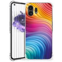 Shockproof Case voor Nothing Phone (2) Regenboog - thumbnail