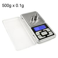 MH-100 500 g x 0.1 g hoge nauwkeurigheid digitaal elektronisch draagbare Mini Pocket schaal mobiele telefoon met een gewicht van schaal evenwicht appa