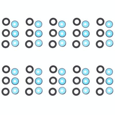 10 PCS Back Camera Lens for Samsung Galaxy A52 SM-A525