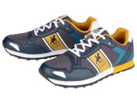 LIVERGY Heren casual schoenen (43, Donkerblauw/geel) - thumbnail