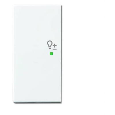 Busch-Jaeger 2CKA006220A0061 Wipschakelaar licht Afdekking 2-voudig Carat, free@home, Future lineair, Solo Wit, Verkeerswit 1 stuk(s)