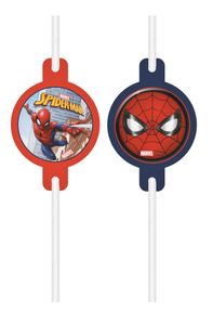 Spiderman Crimefighter Rietjes (4st)