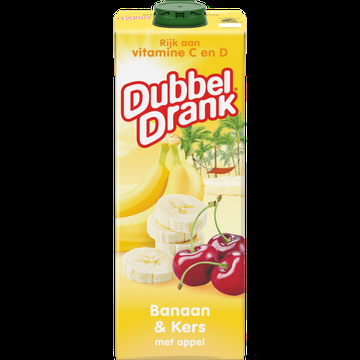 DubbelDrank Banaan & Kers 1L bij Jumbo
