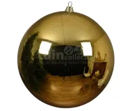 Kerstbal Plastic Ø25cm Goud 1st