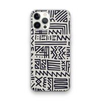 Marrakech print: iPhone 12 Pro Max Transparant Hoesje