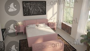Opberg boxspring 200 x 190 cm- stofkleur 5083