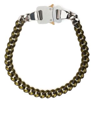 1017 ALYX 9SM collier ras du cou à boucle - Vert