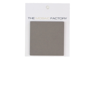 The Mosaic Factory London Mozaiek Tegel Vierkant - Grijs Porselein Ongeglazuurd, R11 95x95x6 mm
