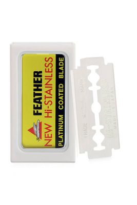 Feather Hi Stainless Double Edge scheermesjes 10 stuks