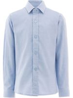 Moustache chemise Oxford en coton biologique - Bleu