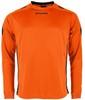 Stanno 411003K Drive Match Shirt LS Kids - Orange-Black - 140