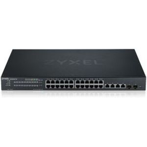 Zyxel XMG1930-30 Managed L3 2.5G Ethernet (100/1000/2500) Zwart