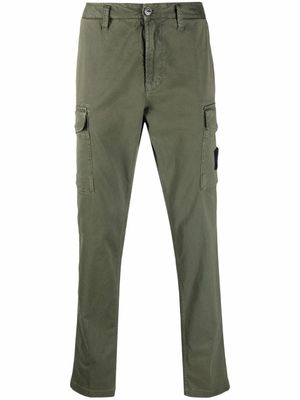 Stone Island pantalon droit à poches cargo - Vert