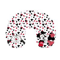 Mickey & Minnie Mouse nekkussen 43x35cm wit