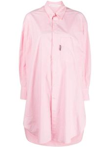 Palm Angels robe-chemise à manches longues - Rose