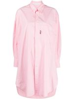 Palm Angels robe-chemise à manches longues - Rose