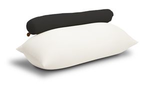 Terapy Toby rugleuning zitzak - Zwart | 160cm x 25cm x 25cm