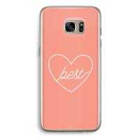 Best heart: Samsung Galaxy S7 Edge Transparant Hoesje
