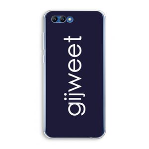 Gijweet: Honor 10 Transparant Hoesje