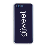 Gijweet: Honor 10 Transparant Hoesje