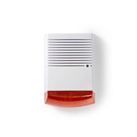 Nedis DUMSS20WT Dummy Beveiligings-sirene Ip44 Wit / Oranje