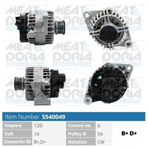 Meat Doria Alternator/Dynamo 5540049