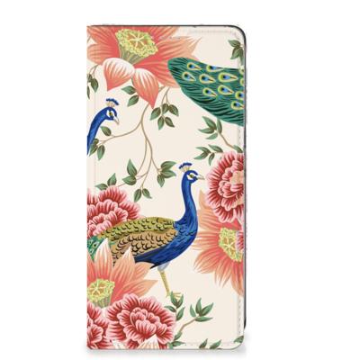 Smartphone hoesje voor Samsung Galaxy S24 Plus Pink Peacock