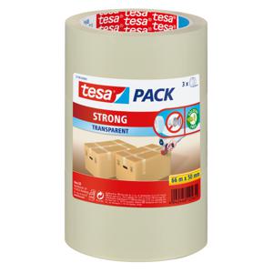 TESA Strong 66 m Polypropyleen Transparant 3 stuk(s)