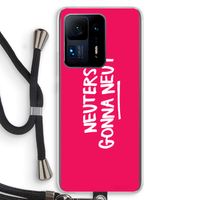 Neuters (roze): Xiaomi Mi Mix 4 Transparant Hoesje met koord