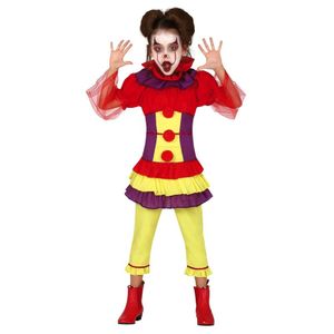 Horror clown Penny verkleed kostuum voor meisjes 7-9 jaar (122-134)  -