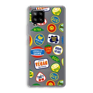 Fruitsticker: Samsung Galaxy A42 5G Transparant Hoesje