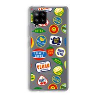 Fruitsticker: Samsung Galaxy A42 5G Transparant Hoesje