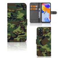 Xiaomi Redmi Note 11 Pro 5G/4G | Telefoon Hoesje | Army Dark