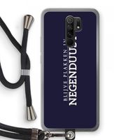 Blijve plakken in Negenduust: Xiaomi Redmi 9 Transparant Hoesje met koord