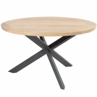 Prado teaktafel Ø130 cm