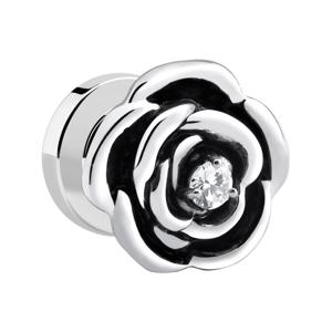 Tunnel met bloemendesign Chirurgisch staal 316L Tunnels & Plugs