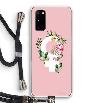 Venus: Samsung Galaxy S20 Transparant Hoesje met koord