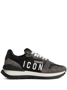 DSQUARED2 baskets Running Icon imprimées - Noir