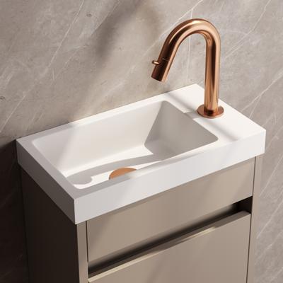 Opbouw Fonteinkraan Brauer Copper Edition Met Gebogen Uitloop Koper Geborsteld PVD Brauer