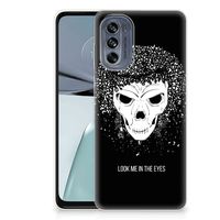 Silicone Back Case Motorola Moto G62 5G Skull Hair