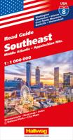 Wegenkaart - landkaart 8 Southeast USA zuidoost | Hallwag
