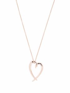 Shaun Leane collier à pendentif cœur - Rose