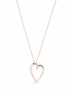Shaun Leane collier à pendentif cœur - Rose